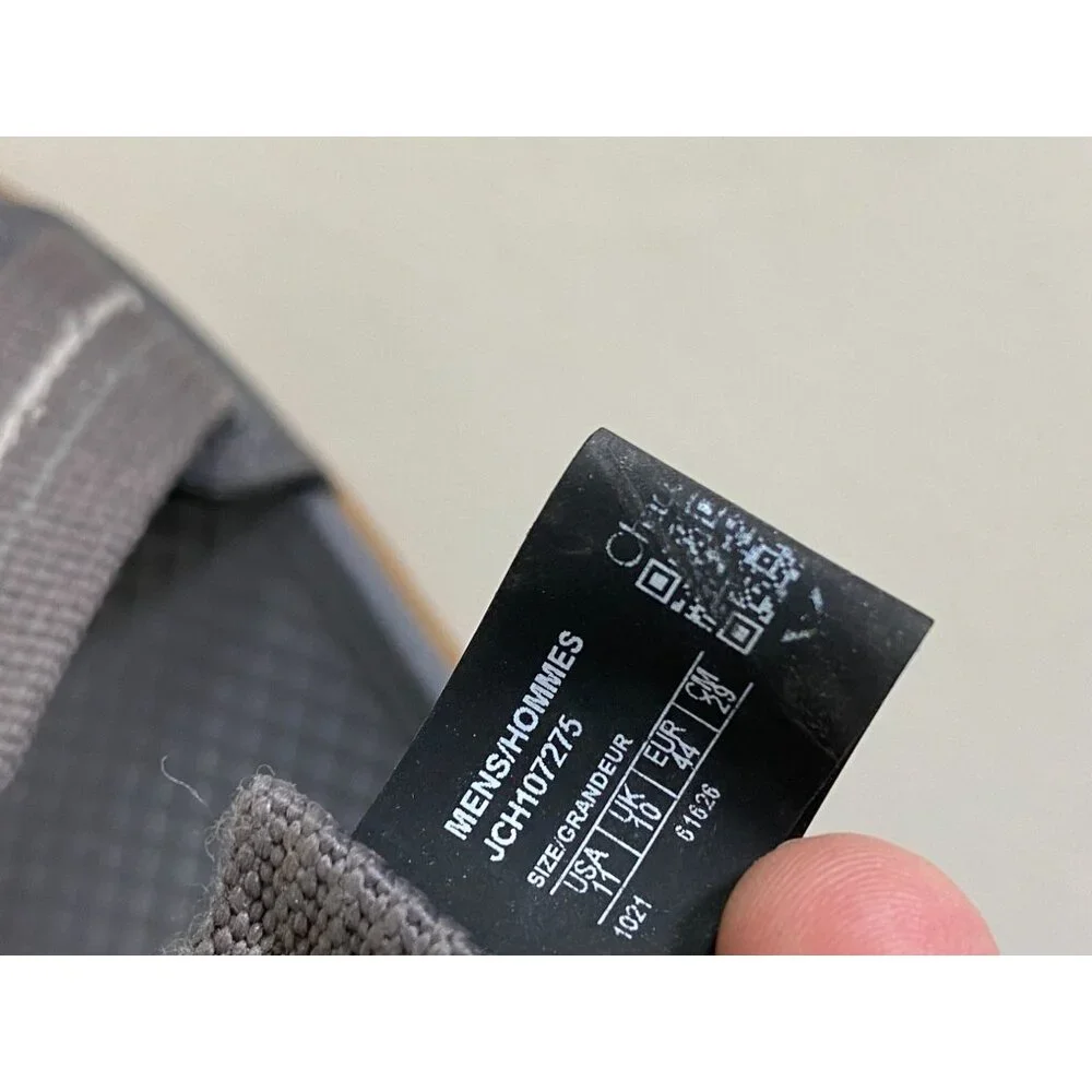 Chaco Men Adjustable Strap Hiking Sandals Size 11 Gray Gum Sole‎ Outdoor Camping